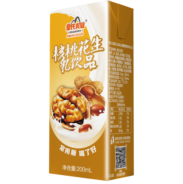 核桃花生乳饮品（200ml）